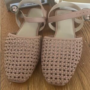 Pilcro Blush Woven Sandals